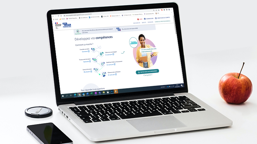 Consulter mes droits CPF