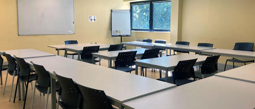 Image présentant la salle 22 sur le campus de la Mayenne